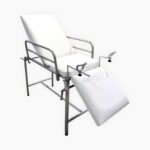 CAMILLA GINECOLOGICA CON BASE EN ACERO INOXIDABLE