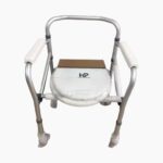 CÓMODO SANITARIO PLEGABLE ALUMINIO ANODIZADO