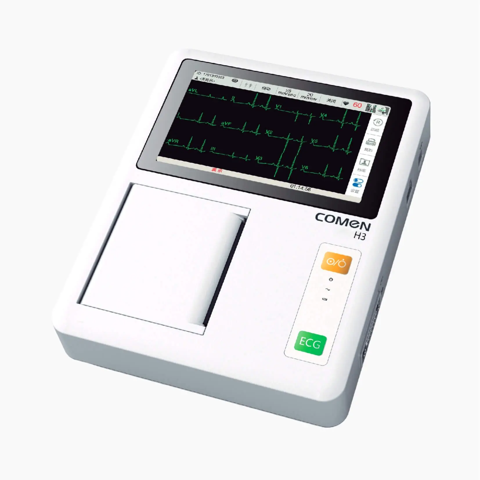 217 ELECTROCARDIOGRAFO COMEN H3 - Imagen 1