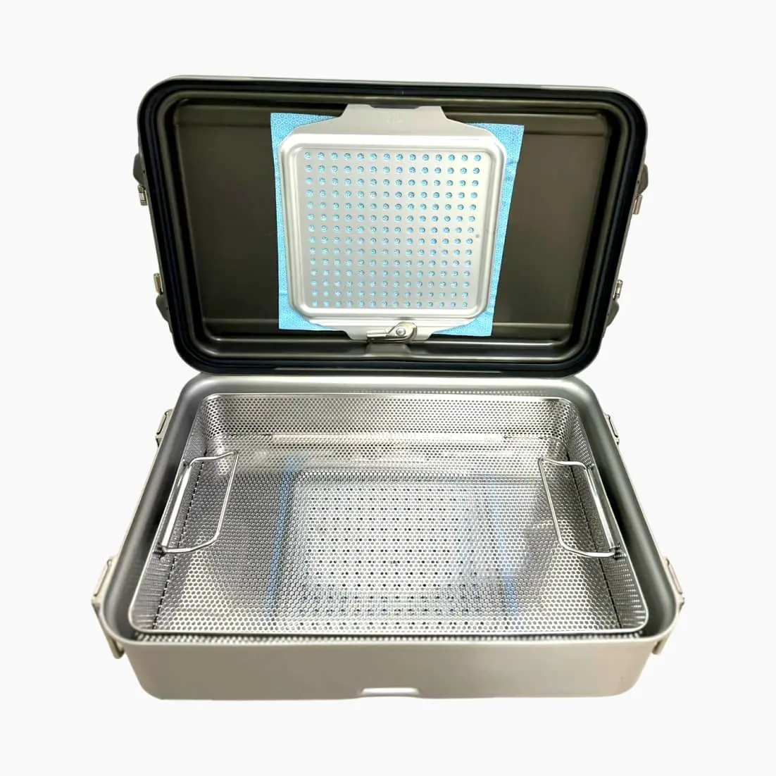 45 CONTENEDOR V. MUELLER APTO PARA ESTERILIZACIÓN - Imagen 1